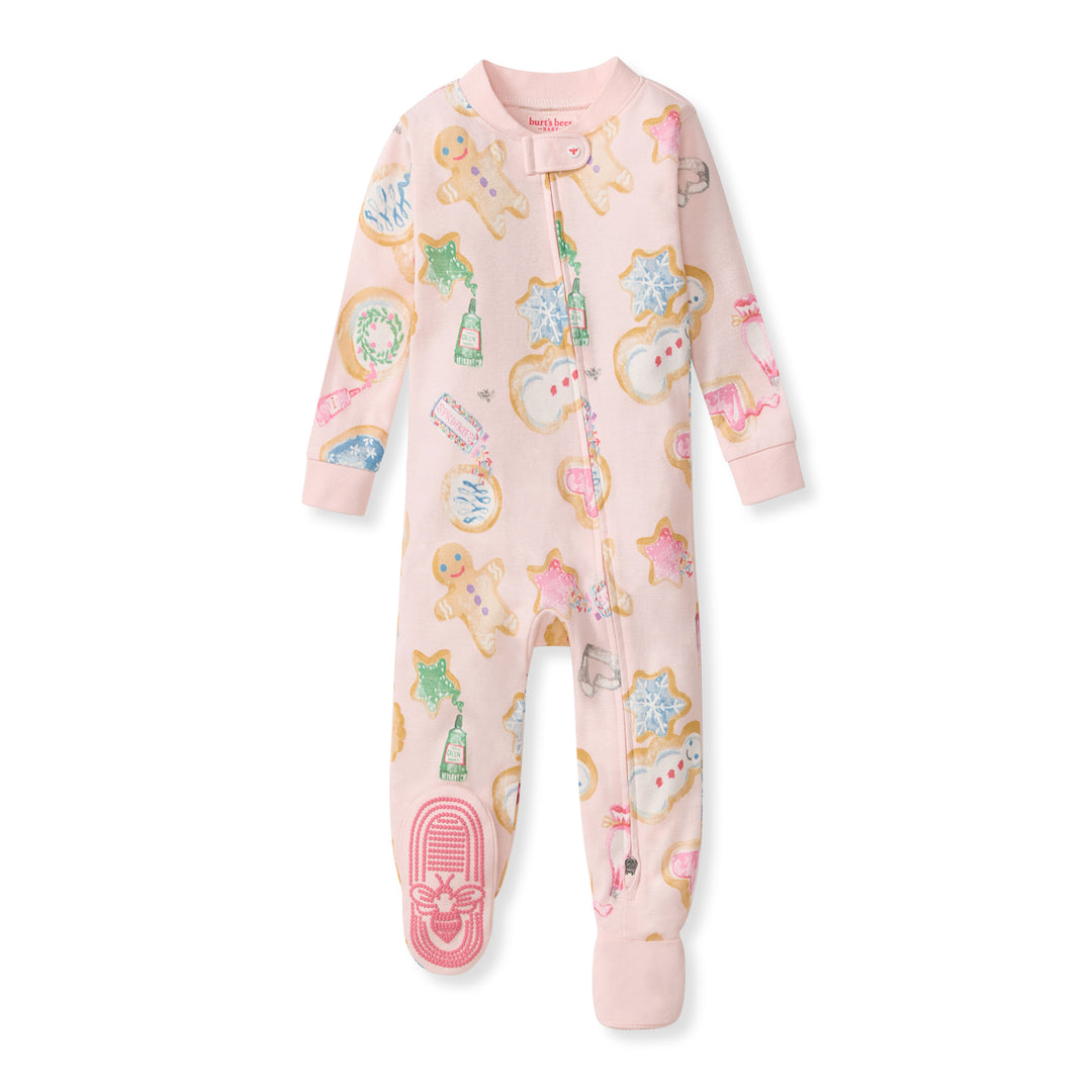 Cookie Party Organic Cotton Sleeper Footed