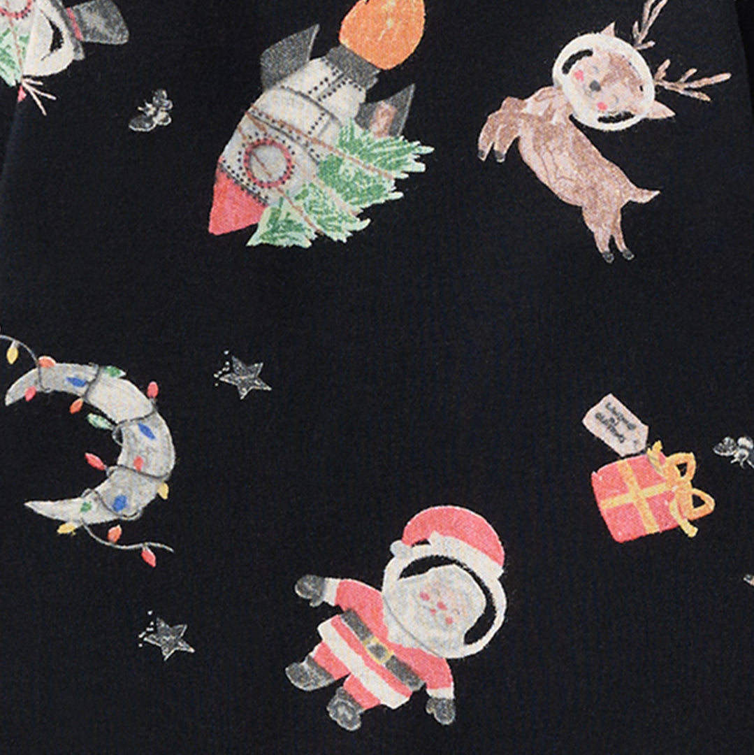 Christmas In The Cosmos Organic Cotton Sleep & Play Footed