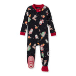 Load image into Gallery viewer, Christmas In The Cosmos Organic Cotton Sleeper Footed