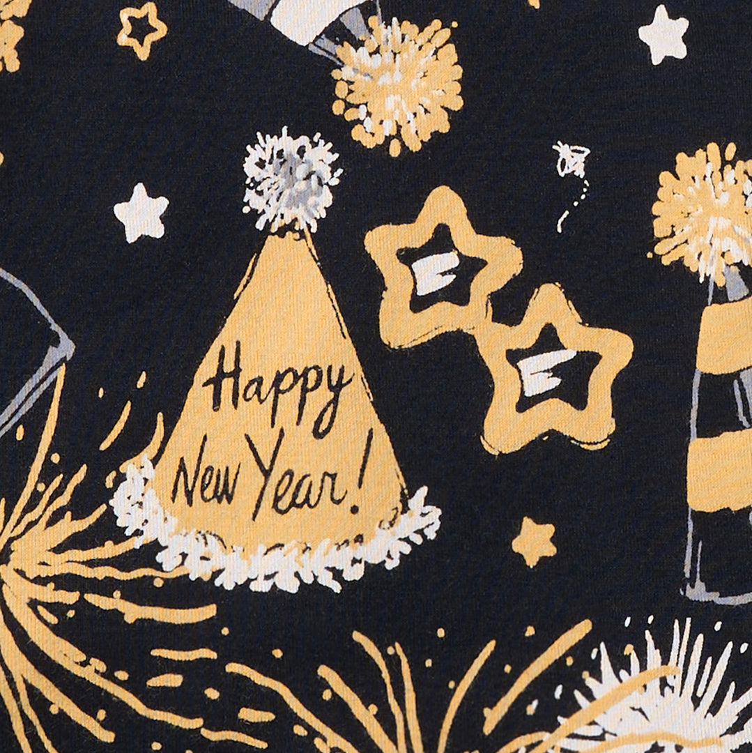 NYE Party Organic Cotton Sleep & Play Footed