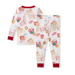 Load image into Gallery viewer, Cookies For Santa Organic Cotton Two-Piece Pajamas
