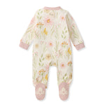 Load image into Gallery viewer, Wild Floral Organic Cotton Sleep &amp; Play Footed