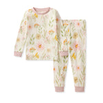 Load image into Gallery viewer, Wild Floral Organic Cotton Two-Piece Pajamas