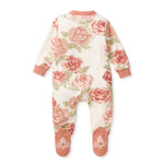 Load image into Gallery viewer, Autumn Rose Garden Organic Cotton Sleep &amp; Play Footed