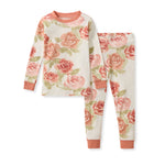Load image into Gallery viewer, Autumn Rose Garden Organic Cotton Two-Piece Pajamas
