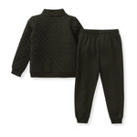 Load image into Gallery viewer, Quilted Organic Cotton Top &amp; Pants Set - Shadow Back
