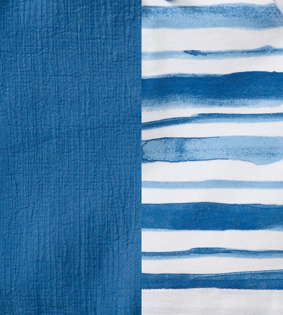Watercolors Stripes Toddler Short Set