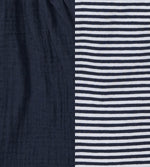 Load image into Gallery viewer, Dotted Muslin infant Set - Midnight

