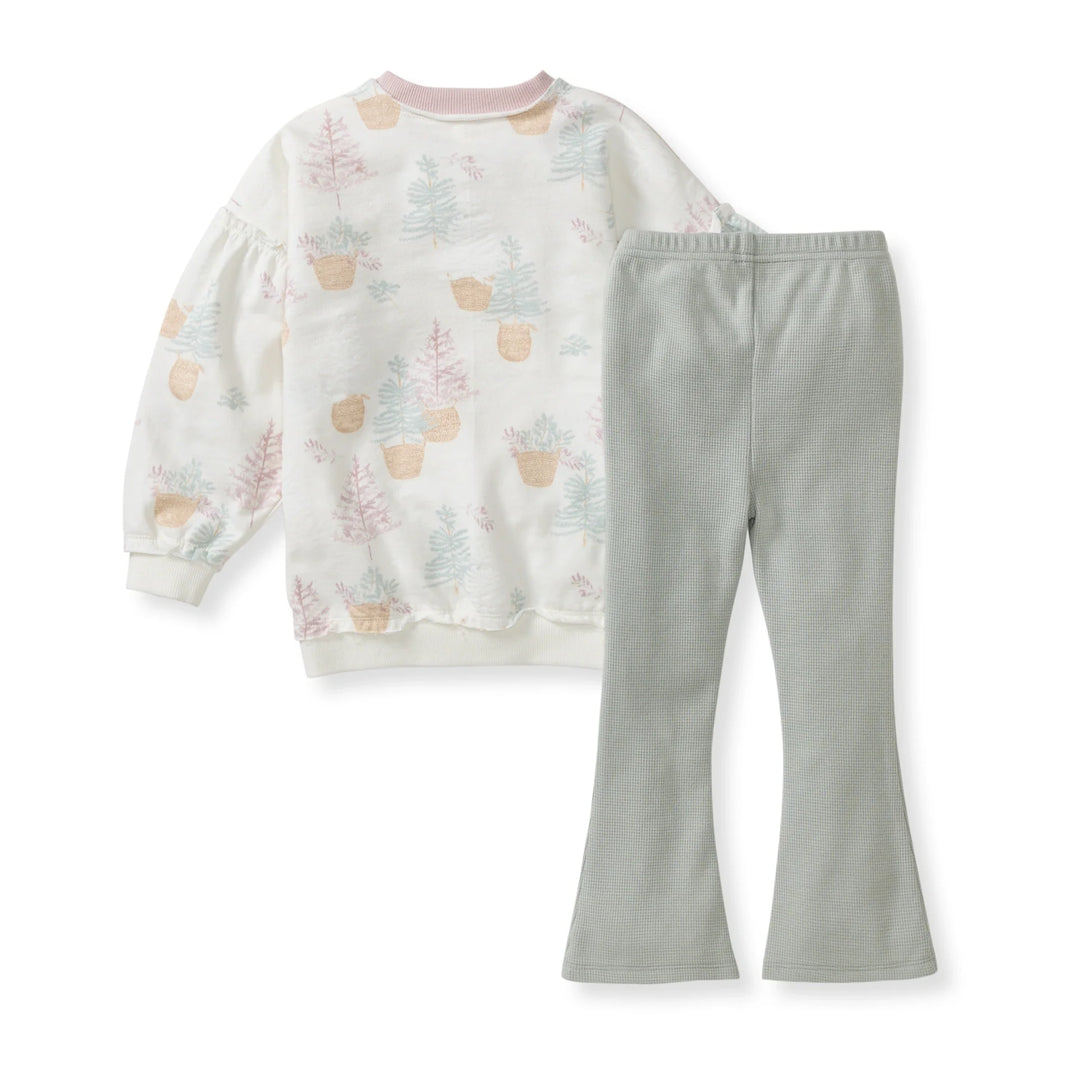 Pretty Pine Farm Organic Sweatshirt & Pants Set Back