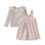 Load image into Gallery viewer, Flutter Organic Tee &amp; Thermal Dress Set
