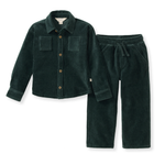 Load image into Gallery viewer, Knit Corduroy Boy Shirt &amp; Pants Set
