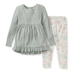 Load image into Gallery viewer, Snowflake Flurries Organic Tunic &amp; Pants Set
