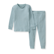 Honeysoft™ Mommy & Me Matching Thermal Lyocell Pajamas - Mountain Blue
