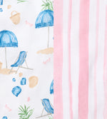 Load image into Gallery viewer, Santorini Beach 4 Piece Kids PJ Set
