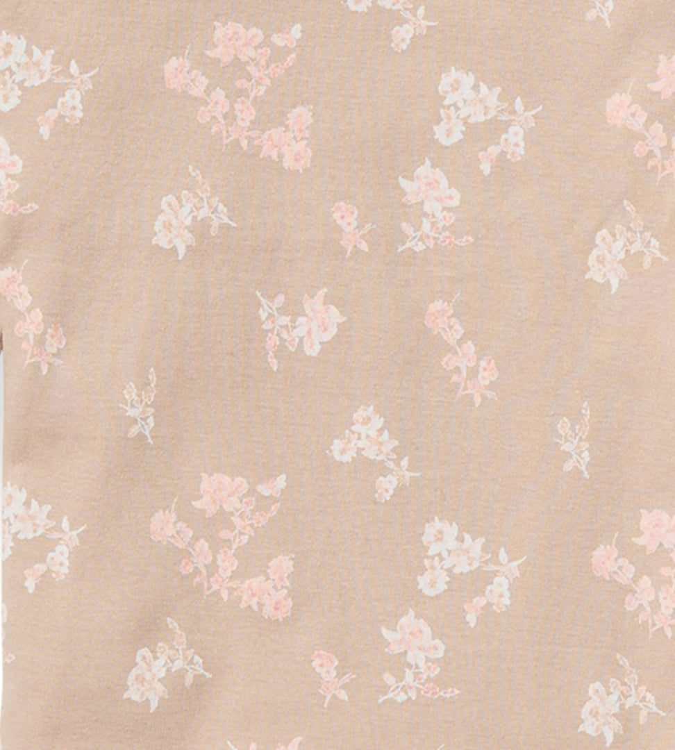 Whimsical Floral Organic Cotton Reversible Baby Blanket