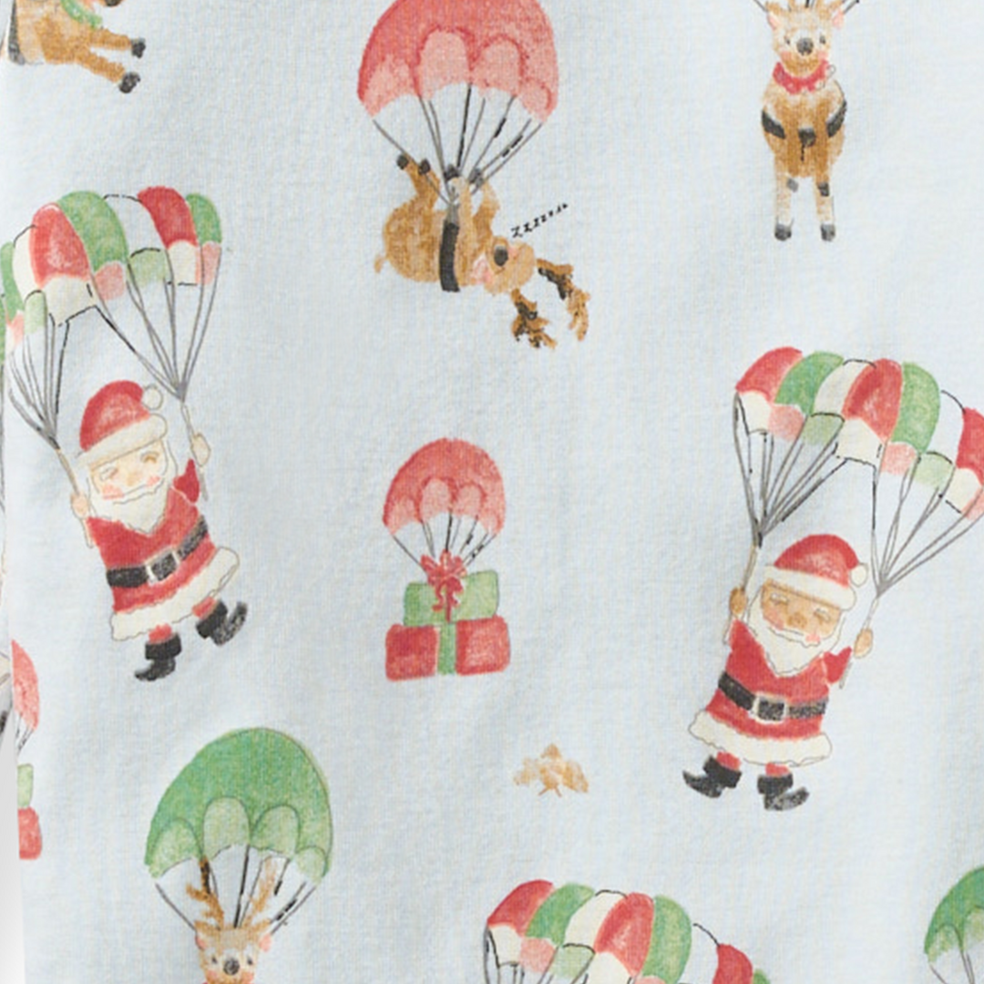 Santa In The Sky Celebration Pajamas Swatch