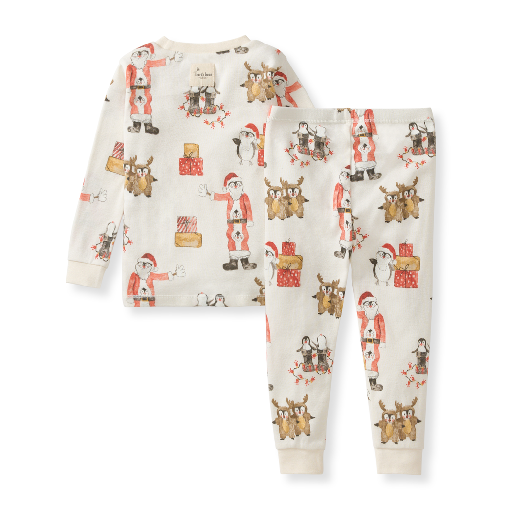 Santa's Little Helper Two-Piece Pajamas Back