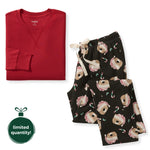 Load image into Gallery viewer, Candy Cane Bears Matching Family Men's Pajamas, limited quantity!