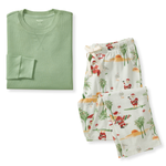Load image into Gallery viewer, Surfin Santa Matching Family Men&#39;s Pajamas
