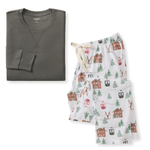 Load image into Gallery viewer, Ski The Alps Matching Family Men&#39;s Pajamas

