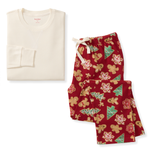 Load image into Gallery viewer, Gingerbread Bake Matching Family Men&#39;s Pajamas
