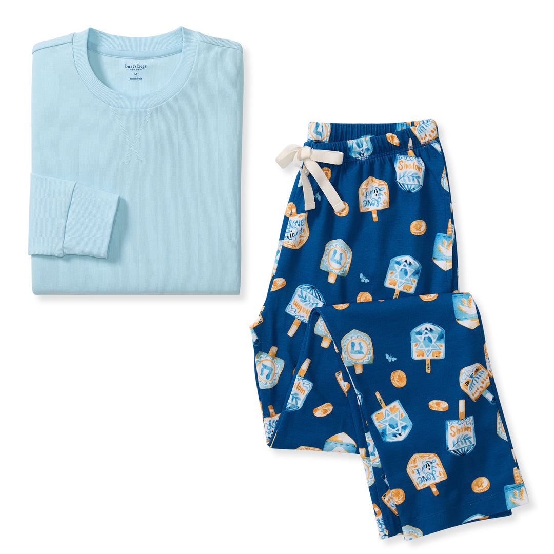 Dreidel, Dreidel, Dreidel Organic Cotton PJ Set Mens