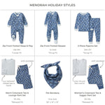 Load image into Gallery viewer, Menorah Matching Family Pajamas Style Grid
