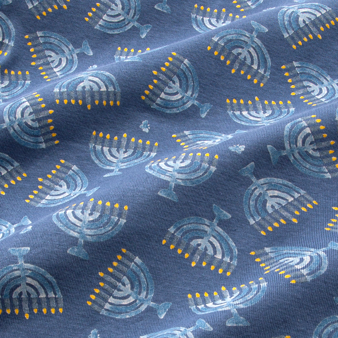 Menorah Matching Family Pajamas Swatch