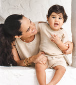 Load image into Gallery viewer, Mommy &amp; Me Matching Crinkle Muslin Matching Outfits Product Image 5
