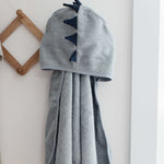 Load image into Gallery viewer, Toddler Hooded Dino Towel
