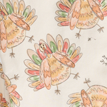 Load image into Gallery viewer, Vivid Turkey Infant PJ Set
