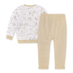 Load image into Gallery viewer, Bunny Toile French Terry Top &amp; Harem Pant Set
