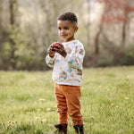 Load image into Gallery viewer, Turkey Time Organic Toddler Boy Shirt and Pants
