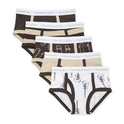 Guitars & Skateboards Organic Cotton Toddler Boy Underwear 5 Pack