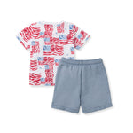 Load image into Gallery viewer, Majestic Flags Toddler Short Set
