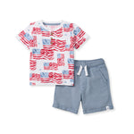 Load image into Gallery viewer, Majestic Flags Toddler Short Set
