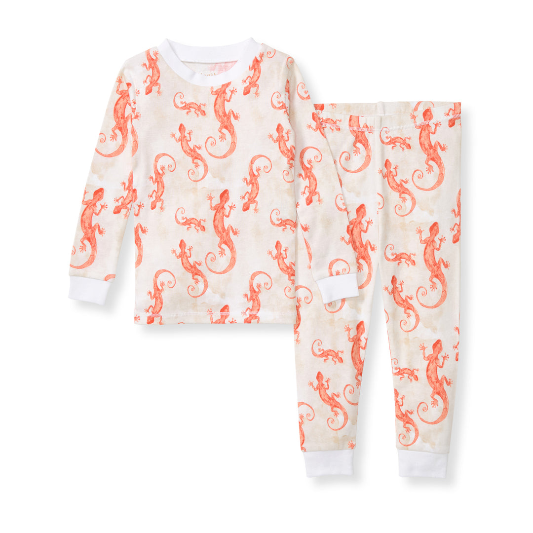 Watercolor Gecko PJ Set