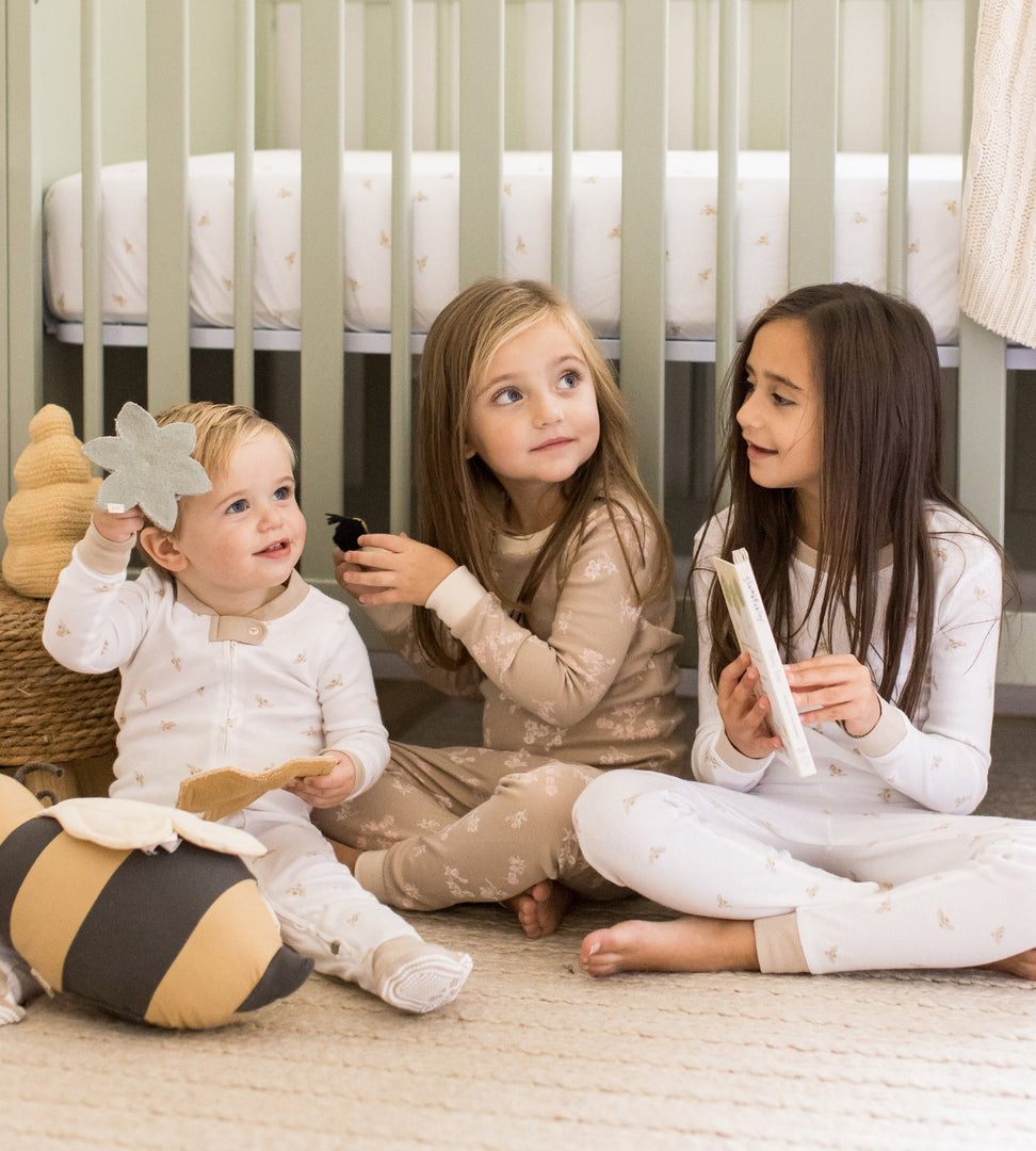 Whimsical Floral Organic Cotton Sleep & Play