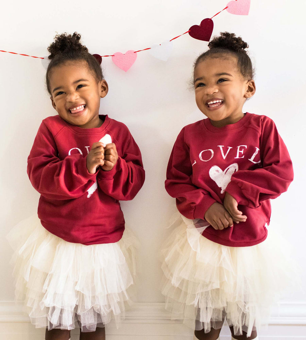 Loved Sweatshirt Organic Cotton Toddler