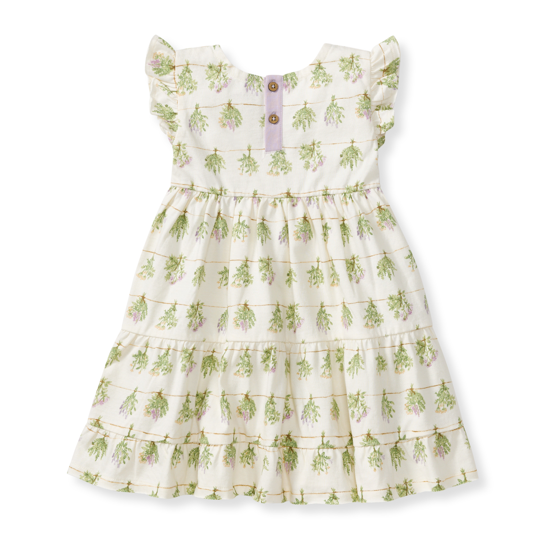 Fresh Herbs Organic Cotton Dress Back