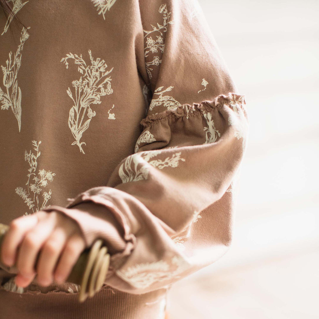 Little Wild Flower Infant Sweatshirt Set