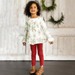 Load image into Gallery viewer, Product Image 5 of Holiday Snowflakes Organic Tunic &amp; Pants Set
