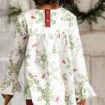 Load image into Gallery viewer, Product Image 6 of Holiday Snowflakes Organic Tunic &amp; Pants Set
