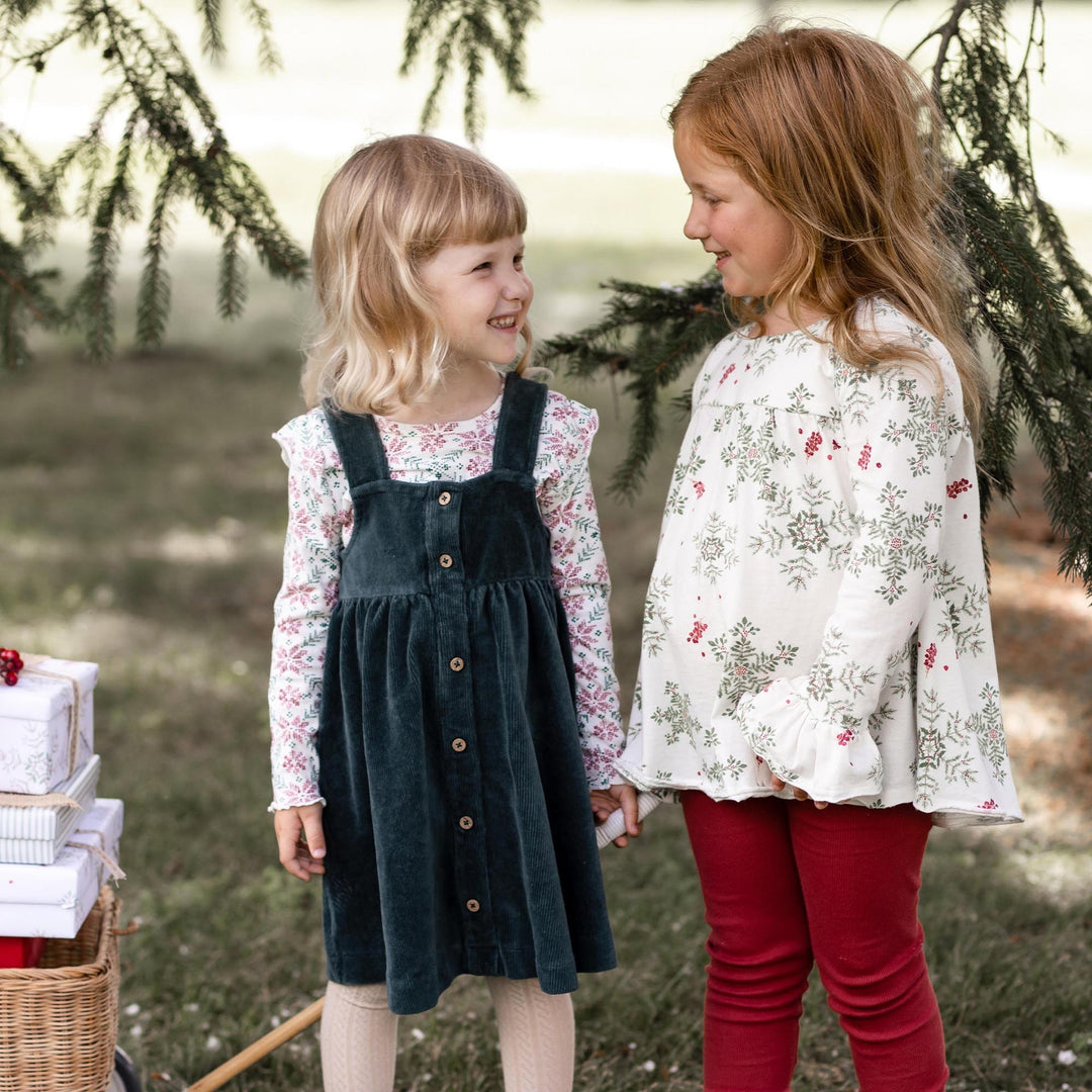 Product Image 7 of Holiday Snowflakes Organic Tunic & Pants Set