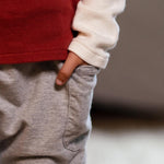 Load image into Gallery viewer, Product Image 5 of Thermal Organic Boy Tee &amp; Pants Set - Brick Red
