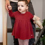 Load image into Gallery viewer, Product Image 4 of Thermal Organic Girl Tunic &amp; Pants Set
