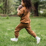 Load image into Gallery viewer, Acid Wash Football Infant Sweatshirt Set
