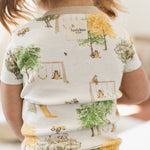 Load image into Gallery viewer, At the Playground Short Sleeve Kids PJ Set
