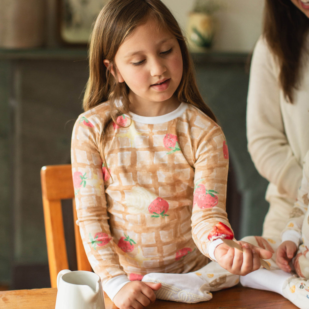 Waffle & Cheesecake 4 Piece Toddler PJ Set