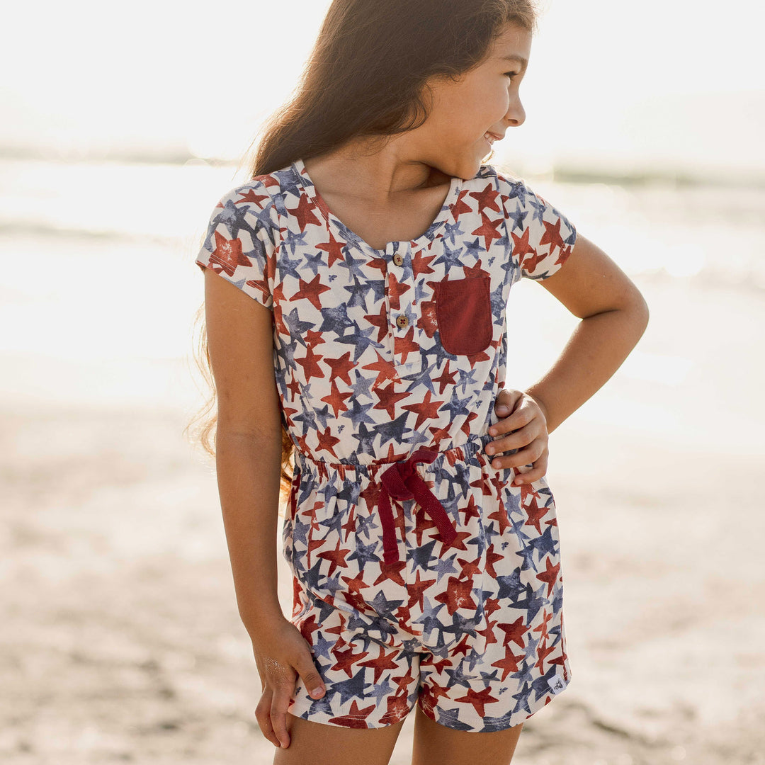 American Stars Girl Romper